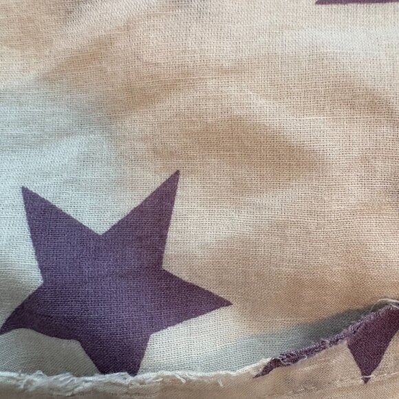 Magnolia Pearl White Long Sleeve Shirt with Purple Stars - NWOT - Picture 8 of 8
